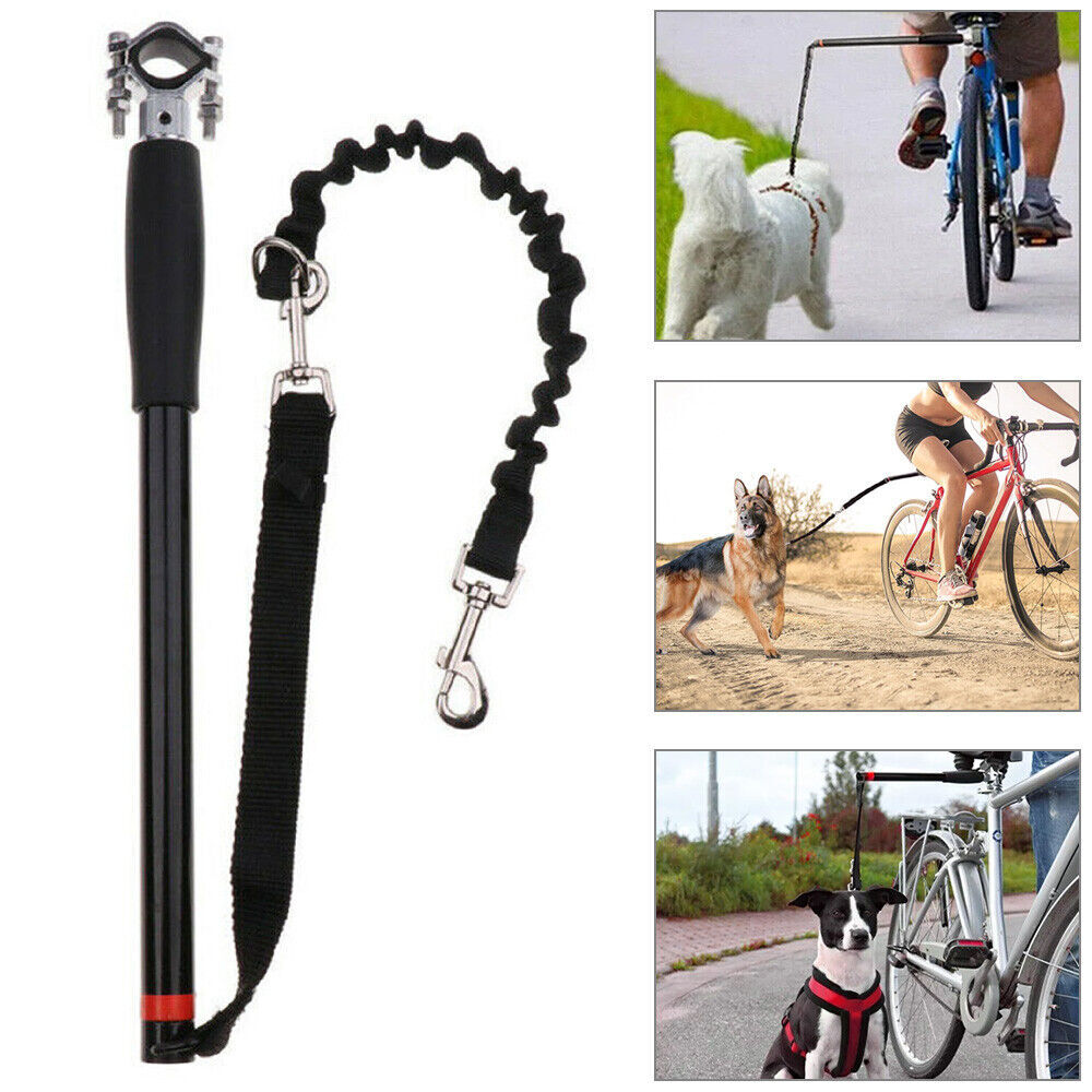 Fahrradleine für Hunde Führhalter Abstandhalter Expander Fahrrad Hundeleine