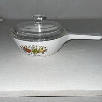 Corning Ware LA SAUGE P-81-B Kochtopf mit Griff 1 Pint mit Pyrex-Glasdeckel