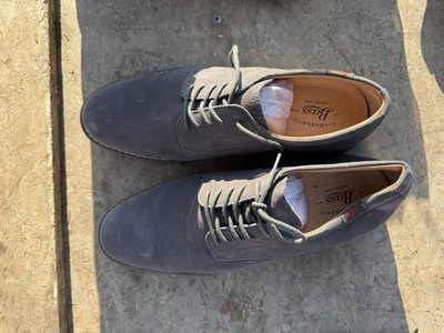 G.H. Bass Pasadena 9.5M Gray Suede Oxford Casual Shoes Mens  display picture 3