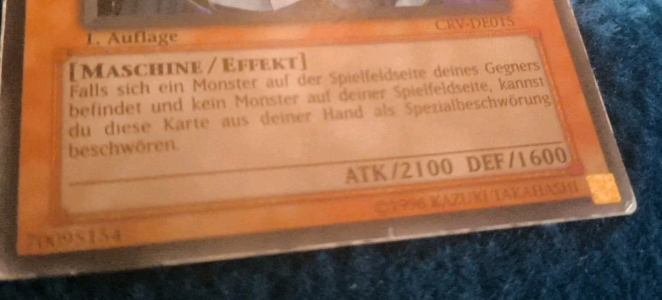 Yu-Gi-Oh Cyber Drache CRV-DE015 1. Auflage - Bild 4 von 4