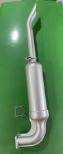Muffler w/ extension for John Deere / Yanmar Tractor as shown -Check dimensions!