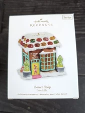 HALLMARK Keepsake Flower Shop Noelville #6 Series Christmas Ornament 2011 DD3