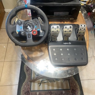 Logitech G29 Driving Force Racing Wheel and Floor Pedals Not Tested Looks New