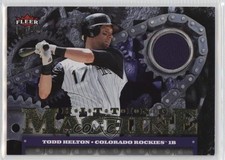 2007 Fleer Ultra Hitting Machine Materials Todd Helton #HM-TH HOF 0i7l