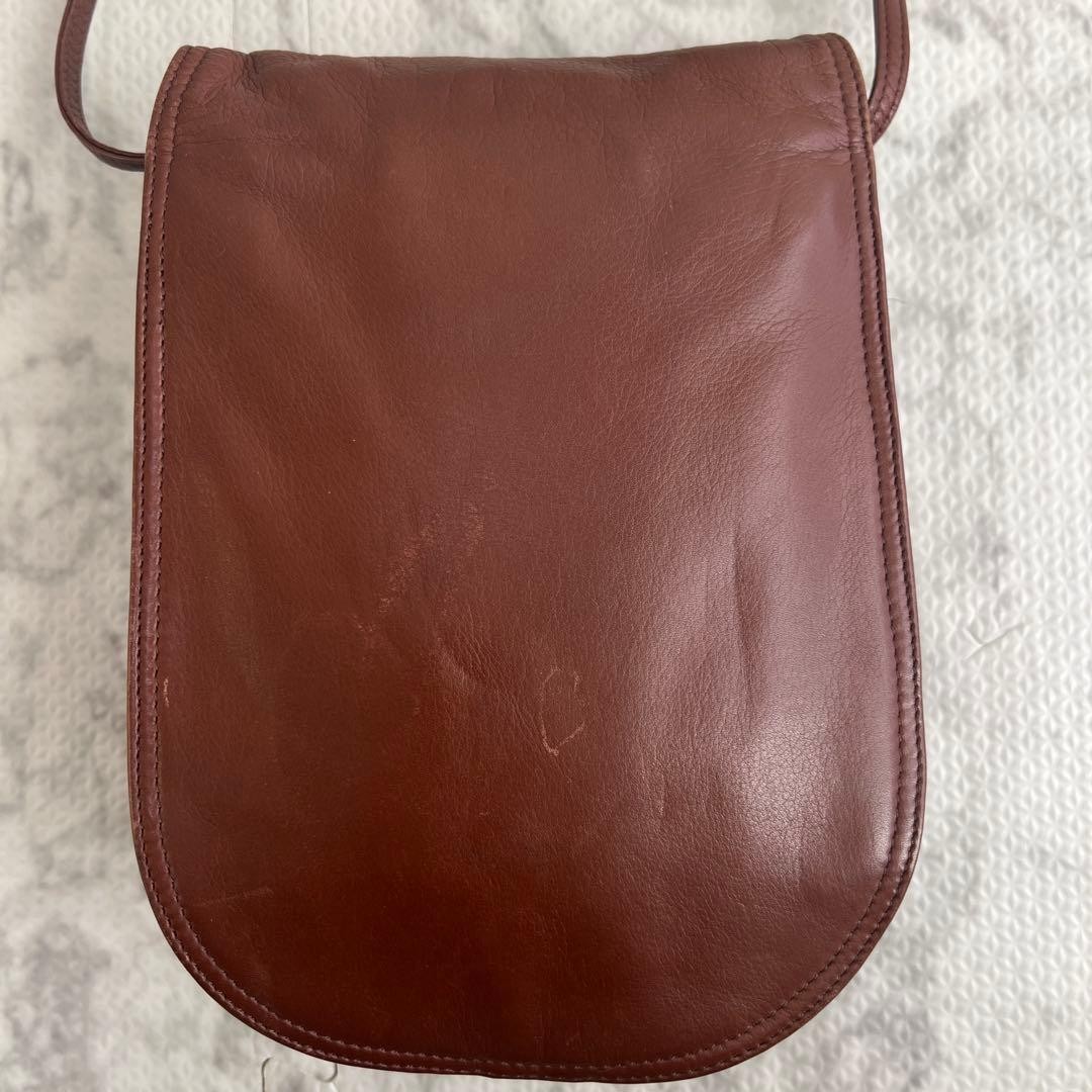 Bottega Veneta Shoulder Bag Pochette Leather Brown Vintage Rare Model From JP YZ thumbnail 4