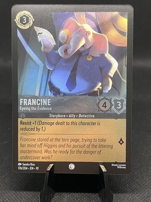 Francine - Eyeing the Evidence 176/204 Whispers in the Well Cold Foil