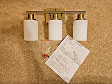 Modern 3-Light Bathroom Vanity Light  Bronze Finish