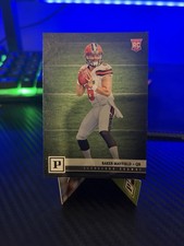 Panini 2018 Football Rookie Baker Mayfield Cleveland Browns #308 Canvas Card. rookie card picture