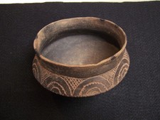 NICE AUTHENTIC CADDO AVERY ENGRAVED POTTERY VESSEL FROM NORTHEAST TEXAS