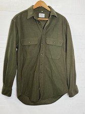 Vintage Dunn s Polartec Series 100 Warm Long Sleeve Shirt In Hunter Green Size M