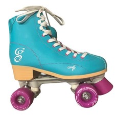 Candi Girl Roller Derby Elite Women's Sabina quad roller skates Turquoise Sz 10