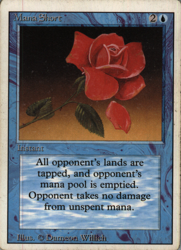 Magic: The Gathering Revised Edition Mana Short Rare PO
