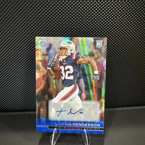 2025 Panini PhotoGenic Football Blue TreVeyon Henderson #148
