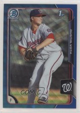 2015 Bowman Chrome Prospects Blue Wave Refractor Austin Voth #BCP28 s6o
