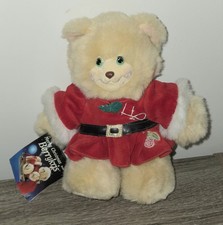 Fisher Price Briarberry Bears Berrykris 9" Plush Toy Christmas 1999 PLEASE READ