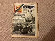 Motor Cycle News MCN,13 August 1980,Silverstone GP,Jock Taylor World Champion