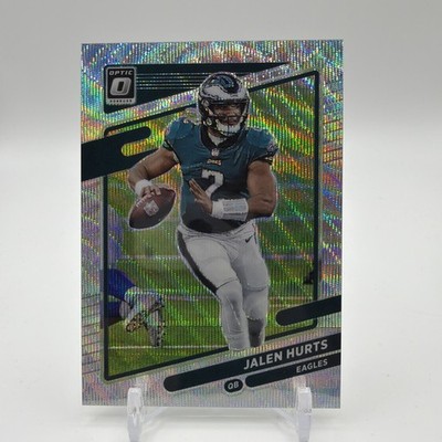 Jalen Hurts 2021 Panini Donruss Optic - #9 Wave Prizm /299