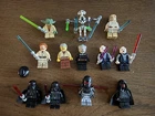 LEGO Star Wars Minifigure Lot w/ Darth Vader, Darth Maul, Yoda & Grievous