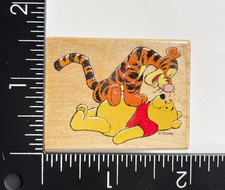 All Night Media Pooh Is Bounced Disney Tigger 997 E06 Wood Mounted Rubber Stamp