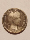 1899 US Barber SILVER Dime "Philadelphia"  Old US Coin!