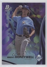 2017 Bowman Platinum Top Prospects Purple 23/250 Brent Honeywell #TP-BH z6b