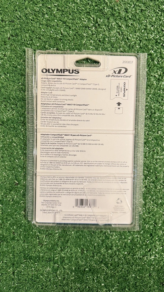 Адаптер карты Olympus MACF-10 Camedia xD на CF протестирован бесплатный S&H - Изображение 4 из 4