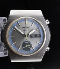 Vintage Seiko 6139 8020 Steel Mens Chronograph Wrist Watch FIXER $1 NO RES