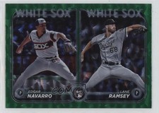 2024 Update Rookie Combo Green Crackle Foilboard Lane Ramsey Edgar Navarro 2qw