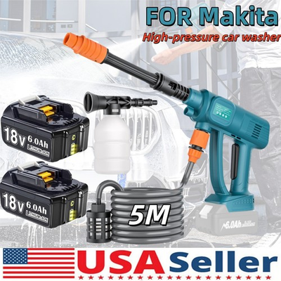 #ad For Makita 6 in 1 Cordless Car High Pressure Washer Gun Jet Water Cleaner 18V $25.99