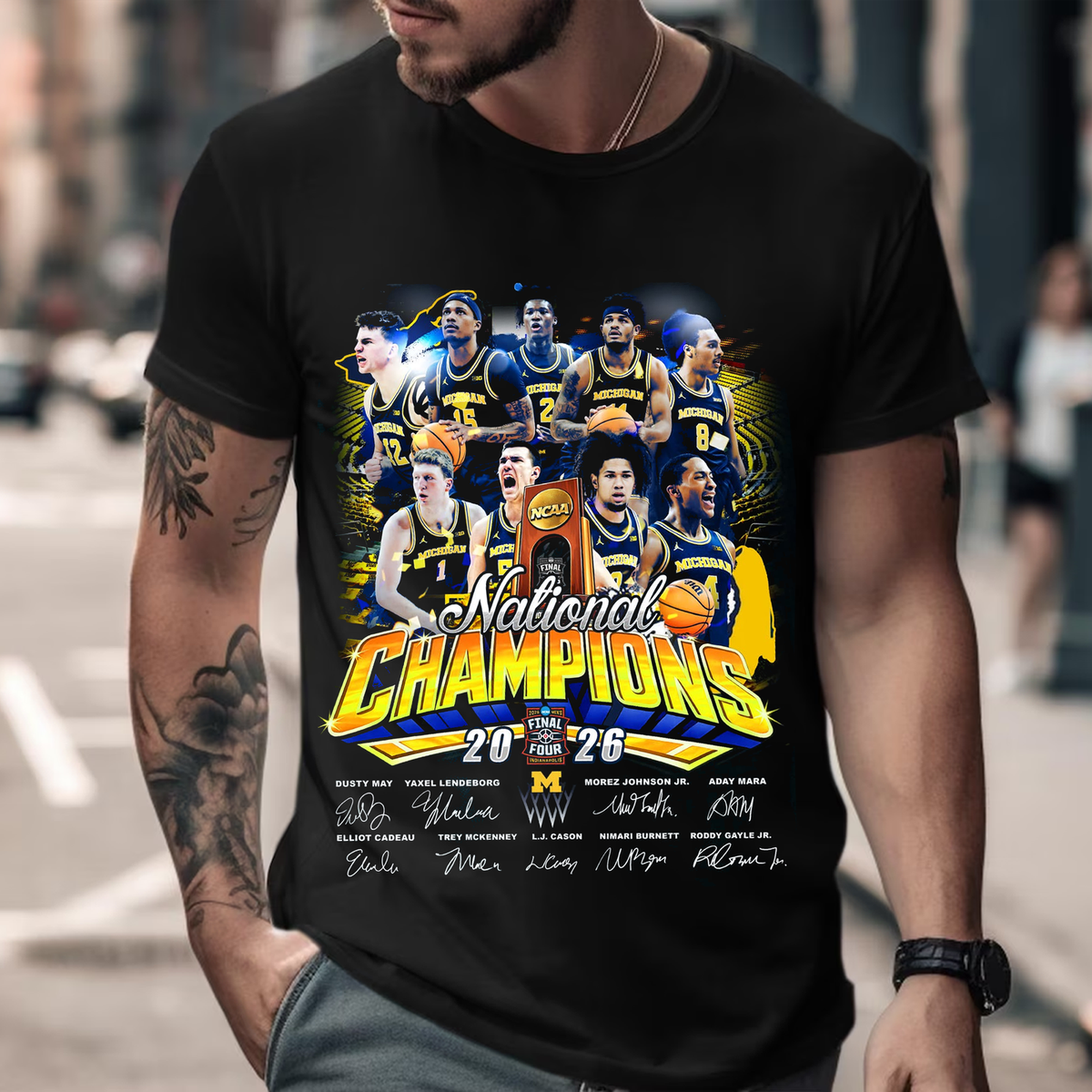 Michigan Wolverines 2026 NCAA National Champions Shirt Basketball