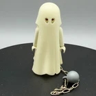 Vintage Playmobil 3317 Ghost Ball and Chain Glow in the Dark Medieval Castle