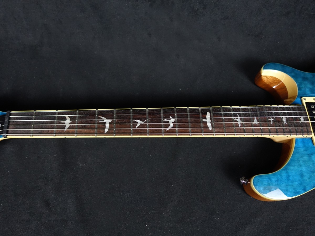 Paul Reed Smith SE Custom 24 Quilt Maple Limited Blue Matteo 2018