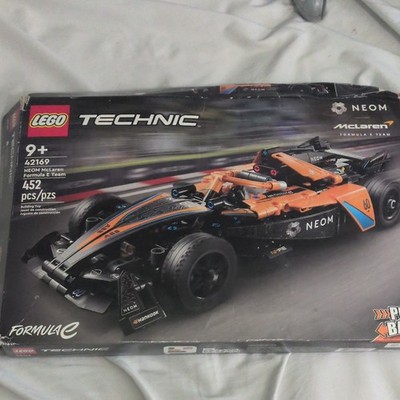 LEGO Technic 42169 NEOM McLaren Formula E Pull-Back Race Car Set 452pcs