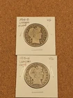 1915-D and 1915-S Low Mintage Barber Half Dollars, Both in VG Condition