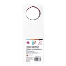 CousinDIY Foam Door Hangers 24/Pkg-Assorted Colors - 5A002LSX-1GNH7