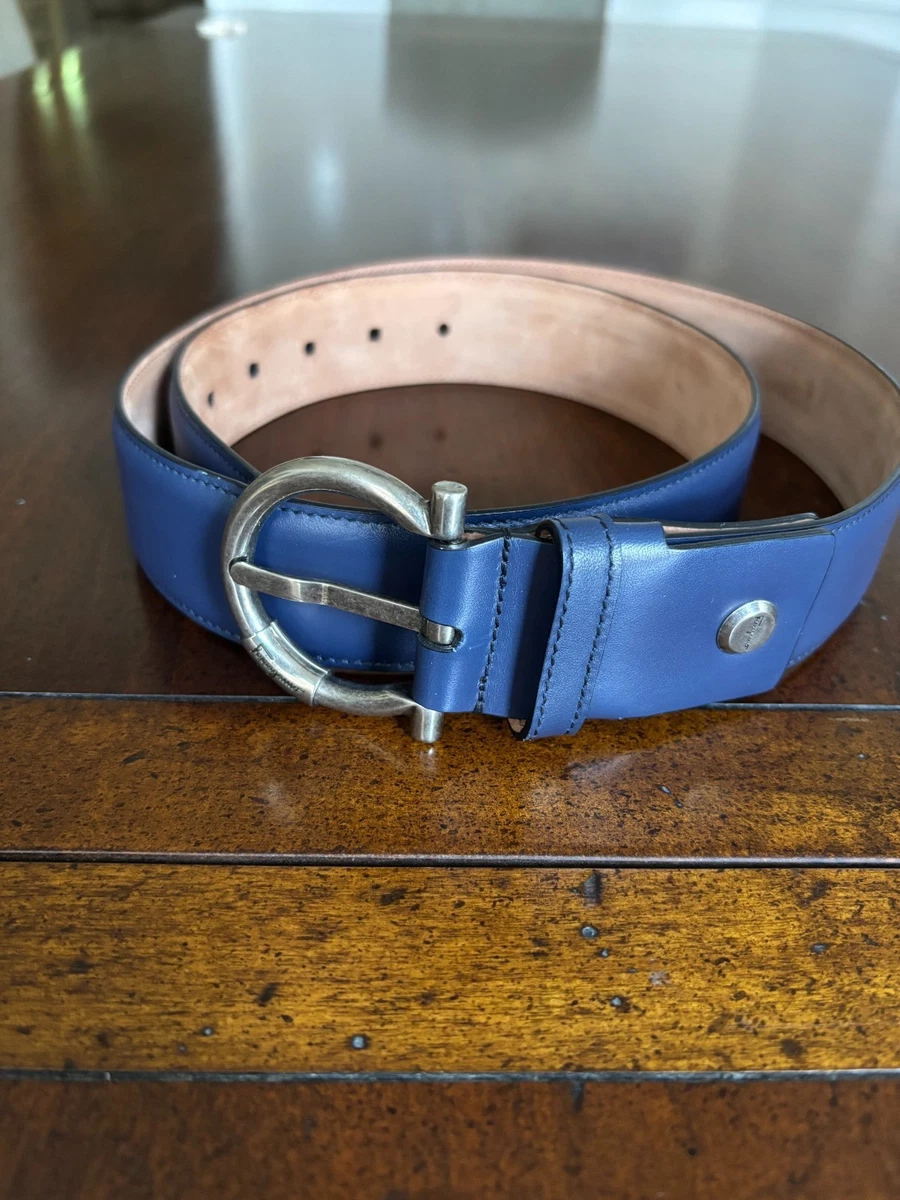 Salvatore Ferragamoヴァラベルトコーデュロイトラウザーズ紺48 Salvatore Ferragamo Blue Belts for Men for sale | eBay