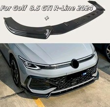 Splitter Anteriore VW Golf 8.5 GTI R-Line 2024-2025 Nero Lucido Body Kit Lama