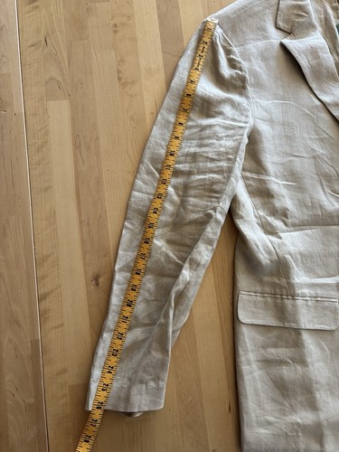 Quince Men's Linen Blazer - Large Tan NWT - Picture 4 of 9