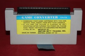Converter US-72 (Taiwan) 60 to 72 Pin Game Cartridge Adapter (Famicom to NES)