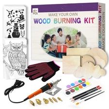 Wood Burning Kit for Teens 11-18 Yrs - Boys & Girls Craft Toy Birthday/Christmas