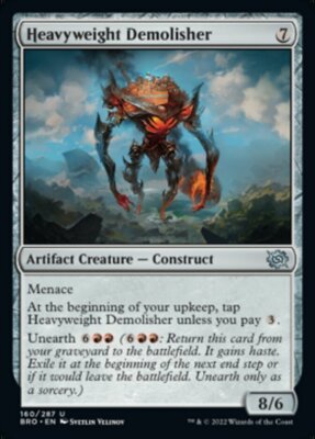 Magic the Gathering (mtg): BRO: Heavyweight Demolisher  (x 4)