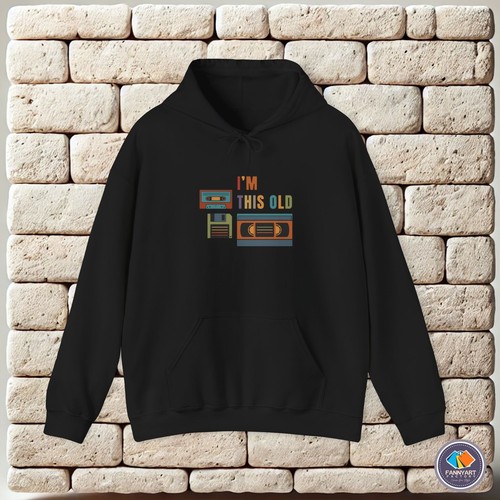 I'm This Old Age Nostalgia Experience Time Reflection Memory Unisex Hoodie - Picture 2 of 13