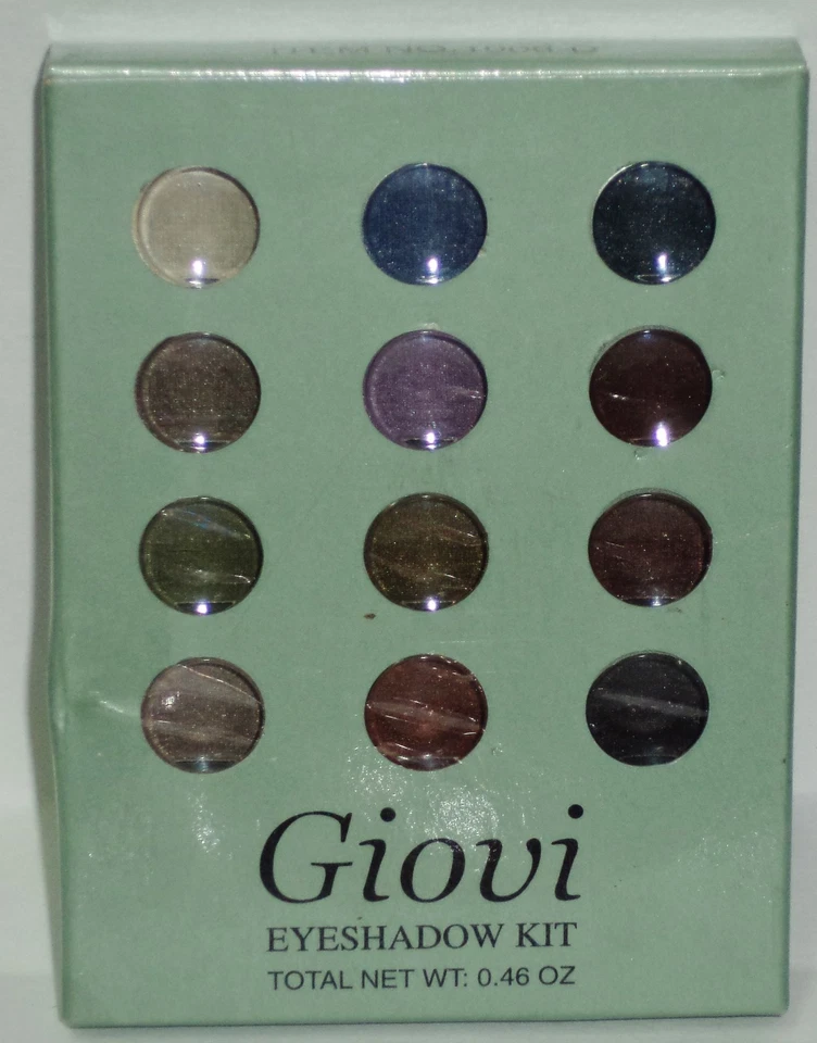 GIOVI Professional Eyeshadow Palette 12 Shade Of Salon Xtreme Colors Sealed RARE - Image 2 of 2