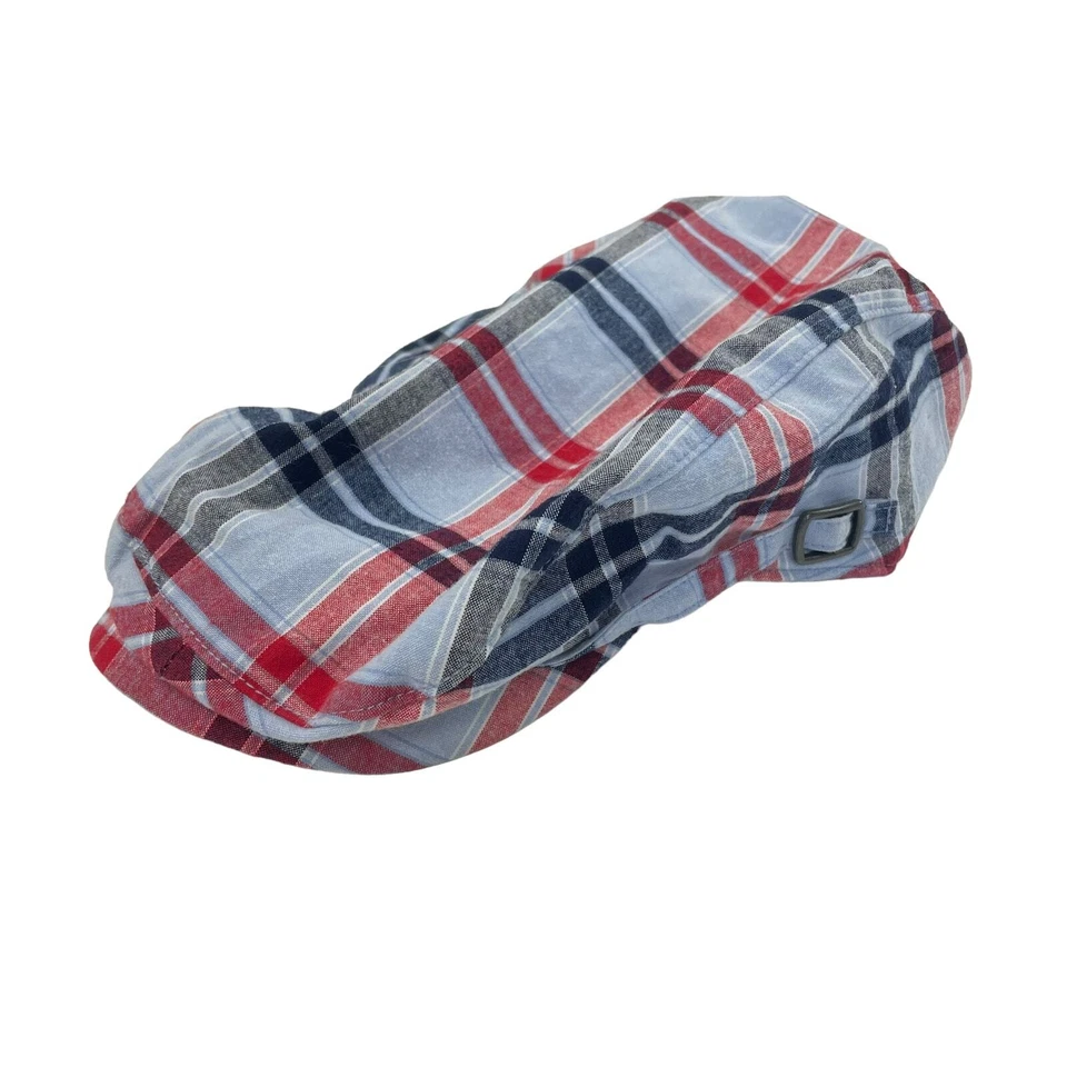 Кепка Janie and Jack синяя красная клетчатая для газетчика мальчика 6-8 - Изображение 3 из 4