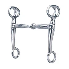 25-2110 Weaver Leather Tom Thumb Nickel Plated Snaffle Bit NEW