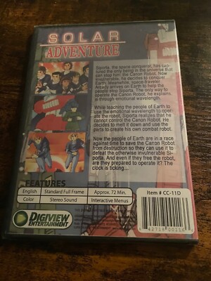 Solar Adventure DVD Anime Movie Digiview Entertainment NEW SEALED