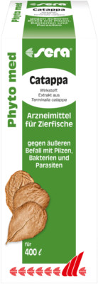 Sera phyto med Catappa 50ml - gegen äußeren Befall mit Pilzen Bakterien Aquarium