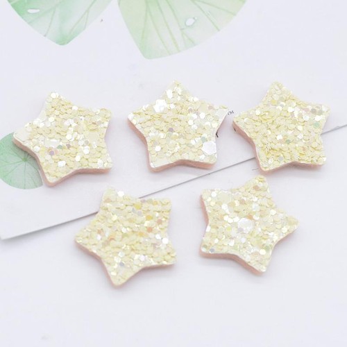 50pcs Star Patch Glitter Sticker DIY Fabric Appliques Handmade Stick On Patches - Picture 6 of 15