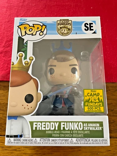 Funko Camp Fundays 2023 Freddy Funko As Anakin Skywalker LE 600 SDCC Exclusive