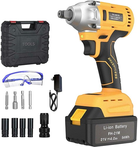 Pistola De Impacto 1/2 Llave Atornillador Taladros Taladro Destornillador | eBay